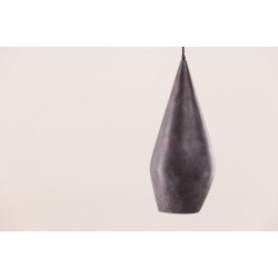 Foster- Pendel i sten-look med en sort-brun patineret farve