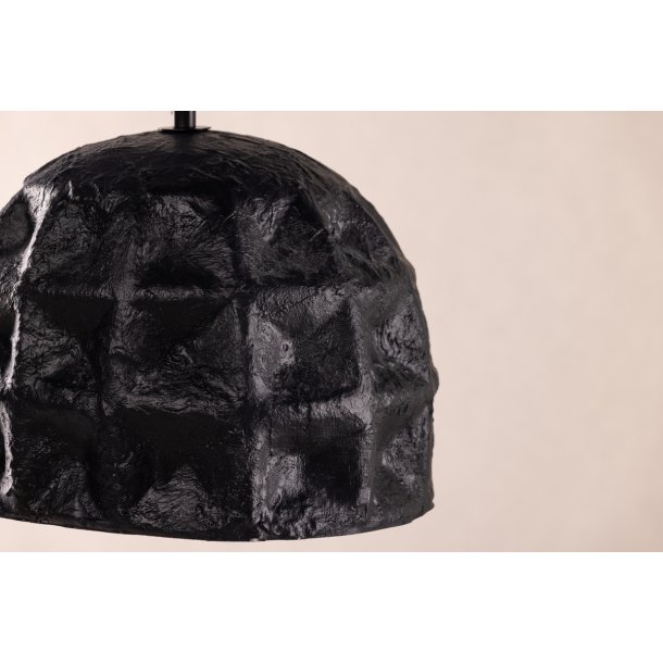 Pinky - Pendel i sten-look med en sort farve