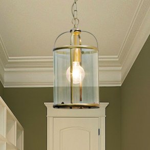  Glamour - taklampa i brons och glas, diameter 20 cm.