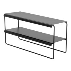 Zoot - Skohylla i svart metall, bredd 73 cm.