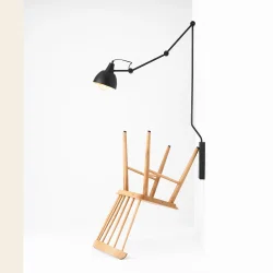 Verdi - Vglampe i sort metal