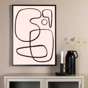 Line Art - Vlg mellem fire plakat strrelser