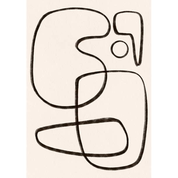 Line Art - Vlg mellem fire plakat strrelser