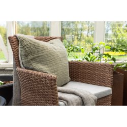 Sapa - 2 spisebordsstole i naturfarvet kunstrattan