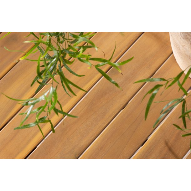 Torrox - Spisebord i akacietr og sort stl