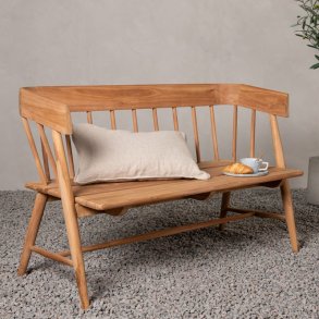 Burma - Havebnk i massiv teaktr