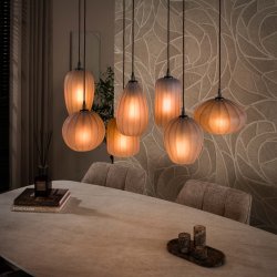 Fuji � Taklampa i frostat, brunaktigt glas