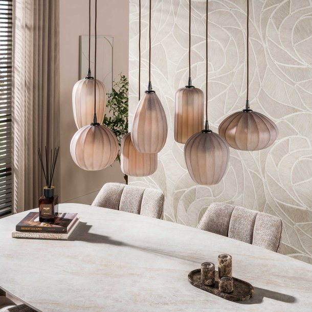 Fuji � Taklampa i frostat, brunaktigt glas