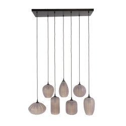 Fuji � Taklampa i frostat, brunaktigt glas