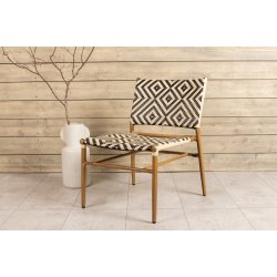 Meru - Hvilestole i aluminium og kunst rattan