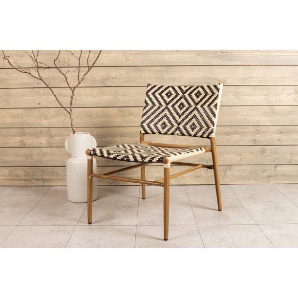 Meru - Hvilestole i aluminium og kunst rattan