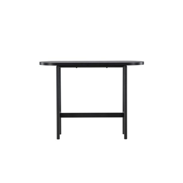 Slade - Konsolbord i sort metal og sort topplade