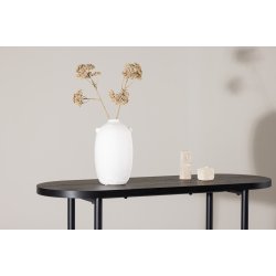 Slade - Konsolbord i sort metal og sort topplade