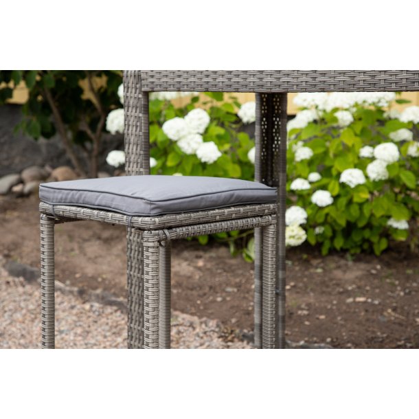 Vestone - Barstol i gr kunst rattan 