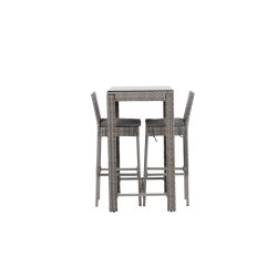 Vestone - Barbord i gr kunst rattan 