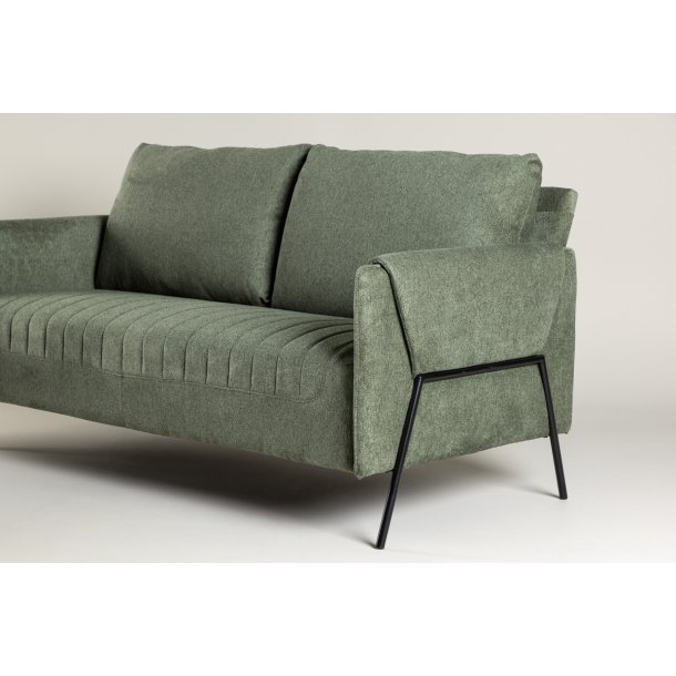 Oban - 2 personers sofa i grnt stof