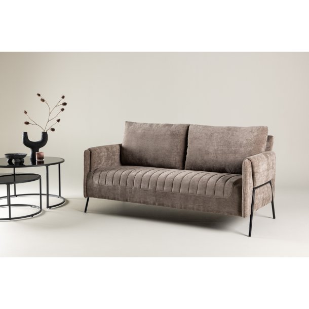 Oban - 2 personers sofa i beige stof