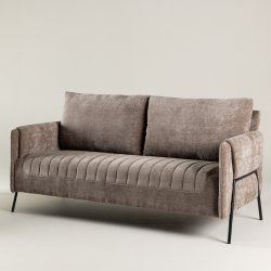 Oban - 2 personers sofa i beige stof