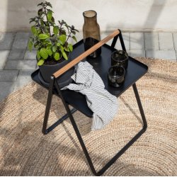 Party- Sofabord i sort metal