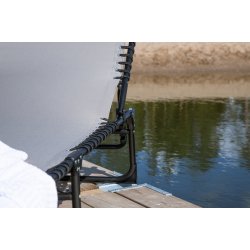 Bizerte - Solvogn i sort metal og gr stof