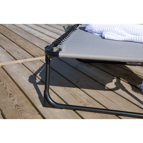 Bizerte - Solvogn i sort metal og gr stof