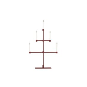 Douglas - Bordlampe i bordeaux farvet metal 