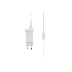 Topps - Bordlampe i beige metal med 9 dmpbare Led-prer