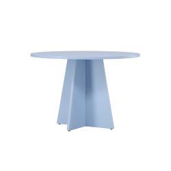 Pastello - Spisebord i lysebl MDF, diameter 110 cm.