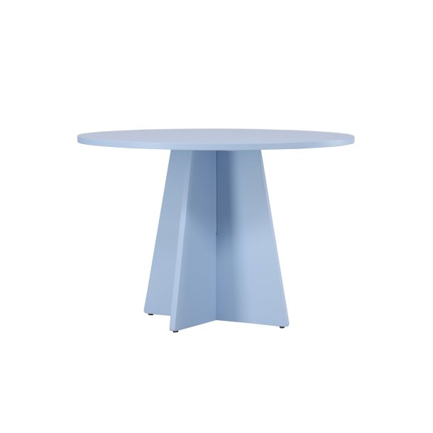 Pastello - Spisebord i lysebl MDF, diameter 110 cm.