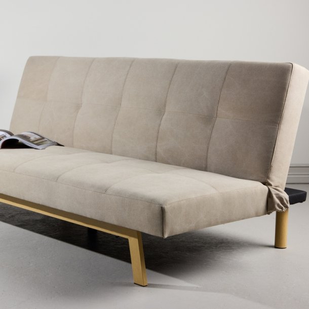 Snooze - Sovesofa i beige hrstof