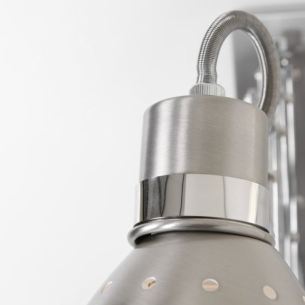 Hardy - vglampe i tre metalfarver med sakseudtrk