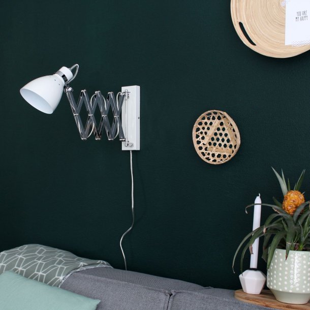 Hardy - vglampe i tre metalfarver med sakseudtrk