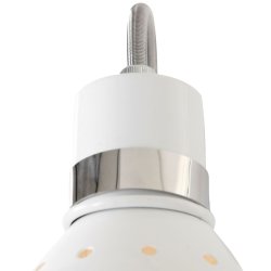 Hardy - vglampe i tre metalfarver med sakseudtrk