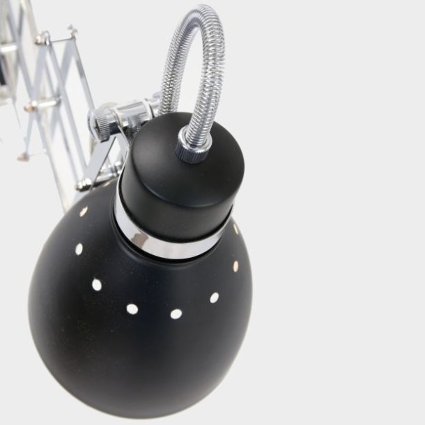 Hardy - vglampe i tre metalfarver med sakseudtrk