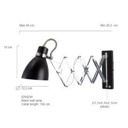 Hardy - vglampe i tre metalfarver med sakseudtrk