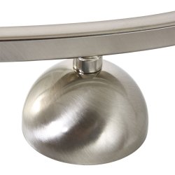 Kosmos- Loftlampe i stl finish, tre skrme i glas