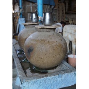 Dali lerkruka med jrnring - stor modell