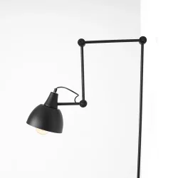 Verdi - Vglampe i sort metal