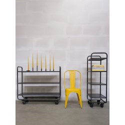 Bilboo - Reol p hjul i metal