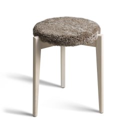Assist - Taburet med sahara f�reskindss�de, syv forskellige finish
