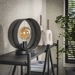 Circulos - Bordlampe med perforeret metalring