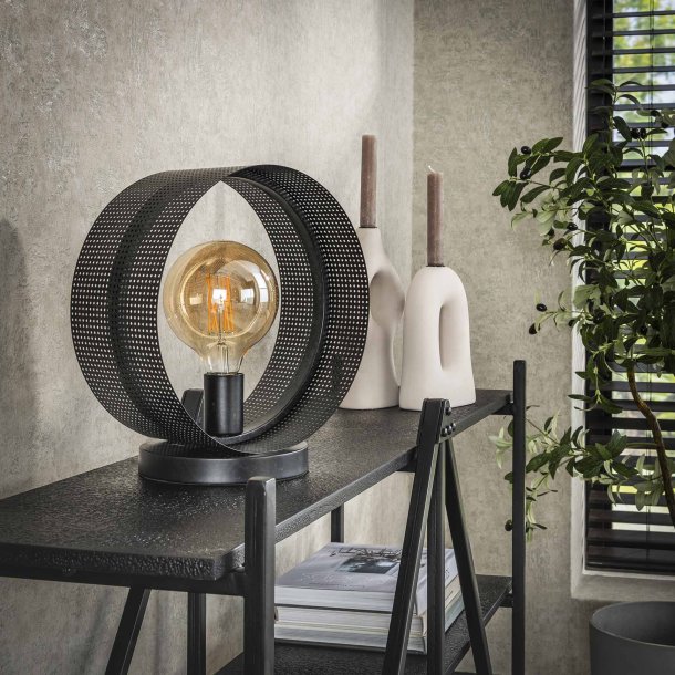 Circulos - Bordlampe med perforeret metalring