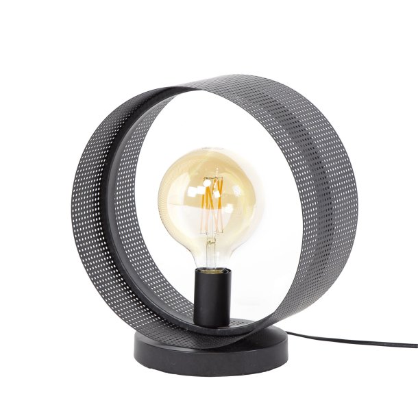 Circulos - Bordlampe med perforeret metalring