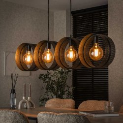 Circulos - Loftlampe med fire metalringe