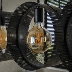 Circulos - Loftlampe med fire metalringe