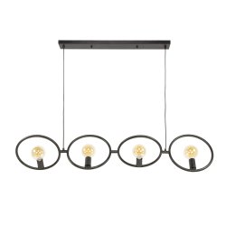 Circle - Loftlampe med fire metalringe
