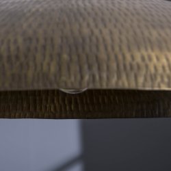 Bertha - Loftlampe med stor metalskrm i antik bronze