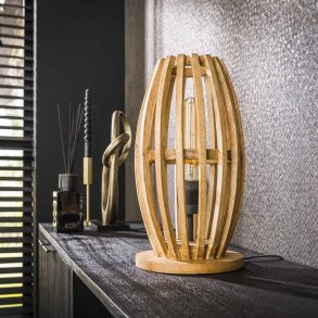 Limit - Håndlavet bordlampe i mangotræ