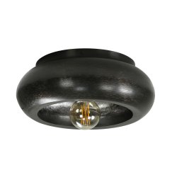 Skyline - Loftlampe i sort nikkel med diameter 42 cm.
