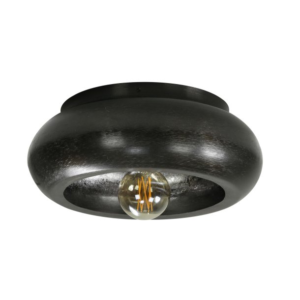 Skyline - Loftlampe i sort nikkel med diameter 42 cm.